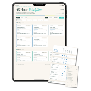 48 Hour Workflow Dashboard